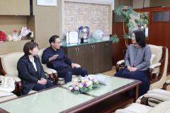 영화초등학교 민원 관련 현장 간담회 사진